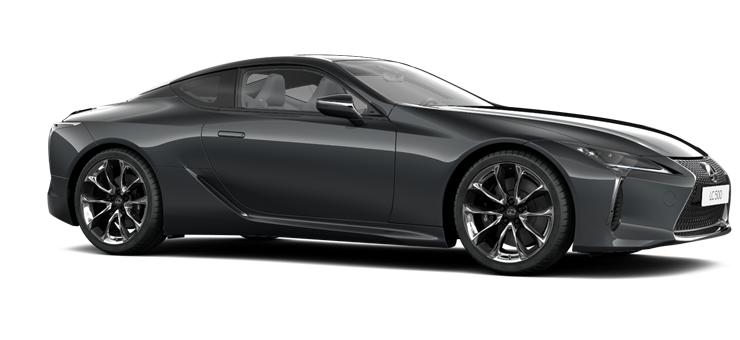 Lexus LC Frontal- und Seitenansicht
