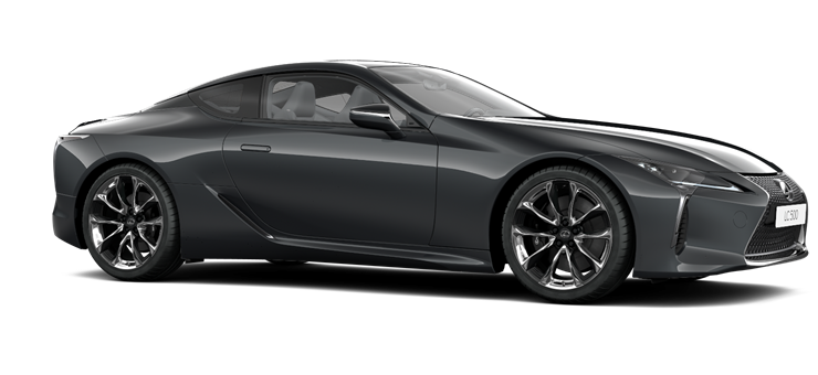 Lexus LC Frontal- und Seitenansicht