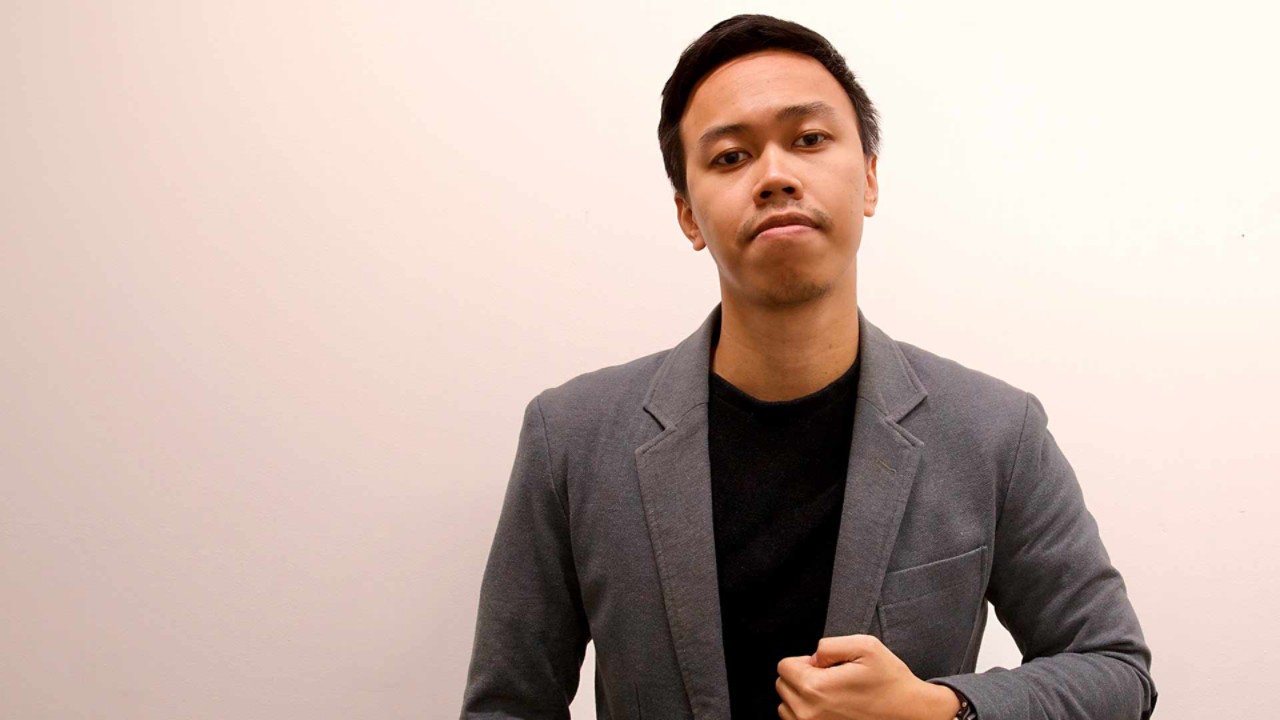 Ein Designer der am Lexus Design Award teilnimmt