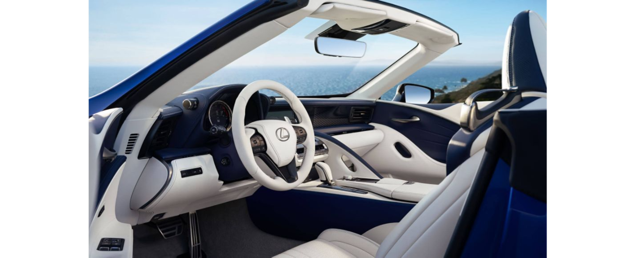 Innenausstattung eines Lexus LC Cabriolet