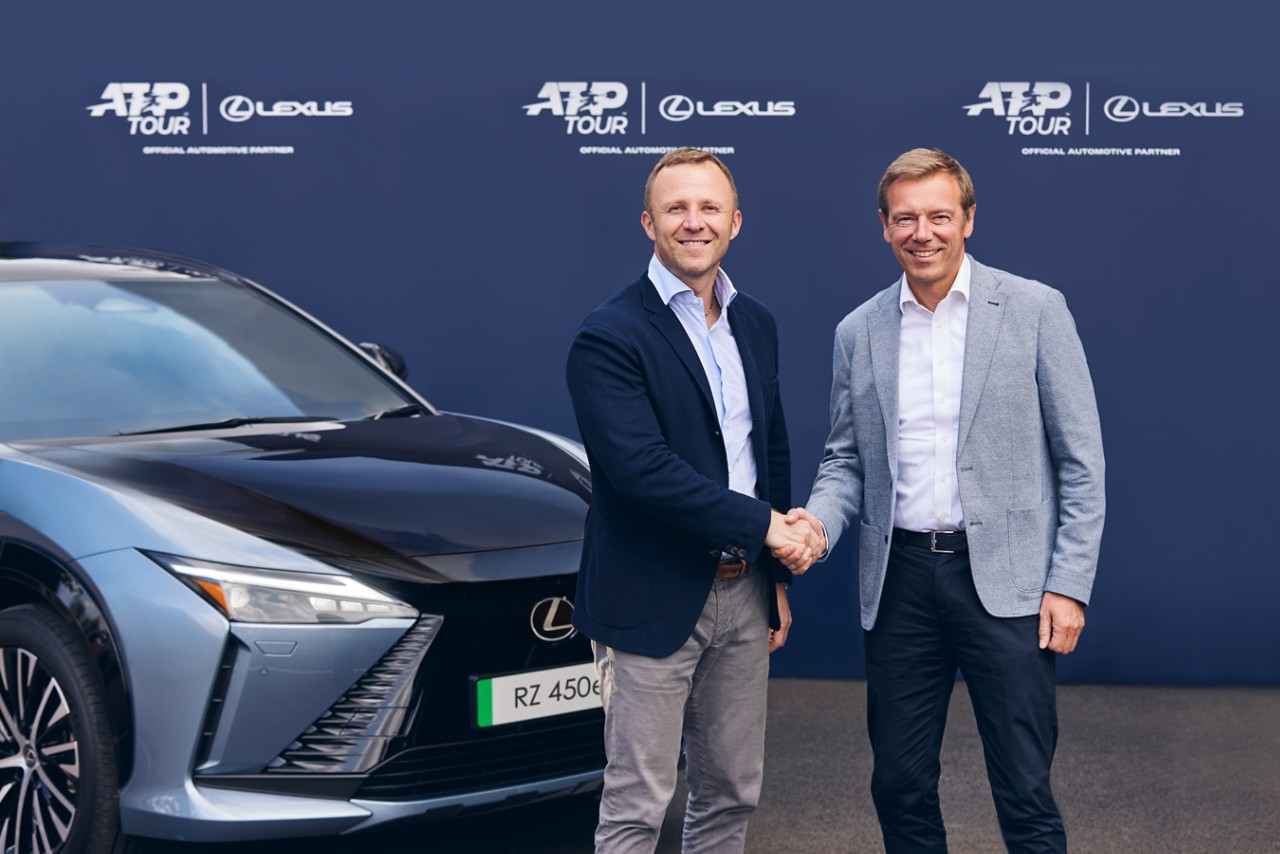 Massimo Calvelli (ATP CEO) and Pascal Ruch (TME Vice President Lexus and Value Chain)