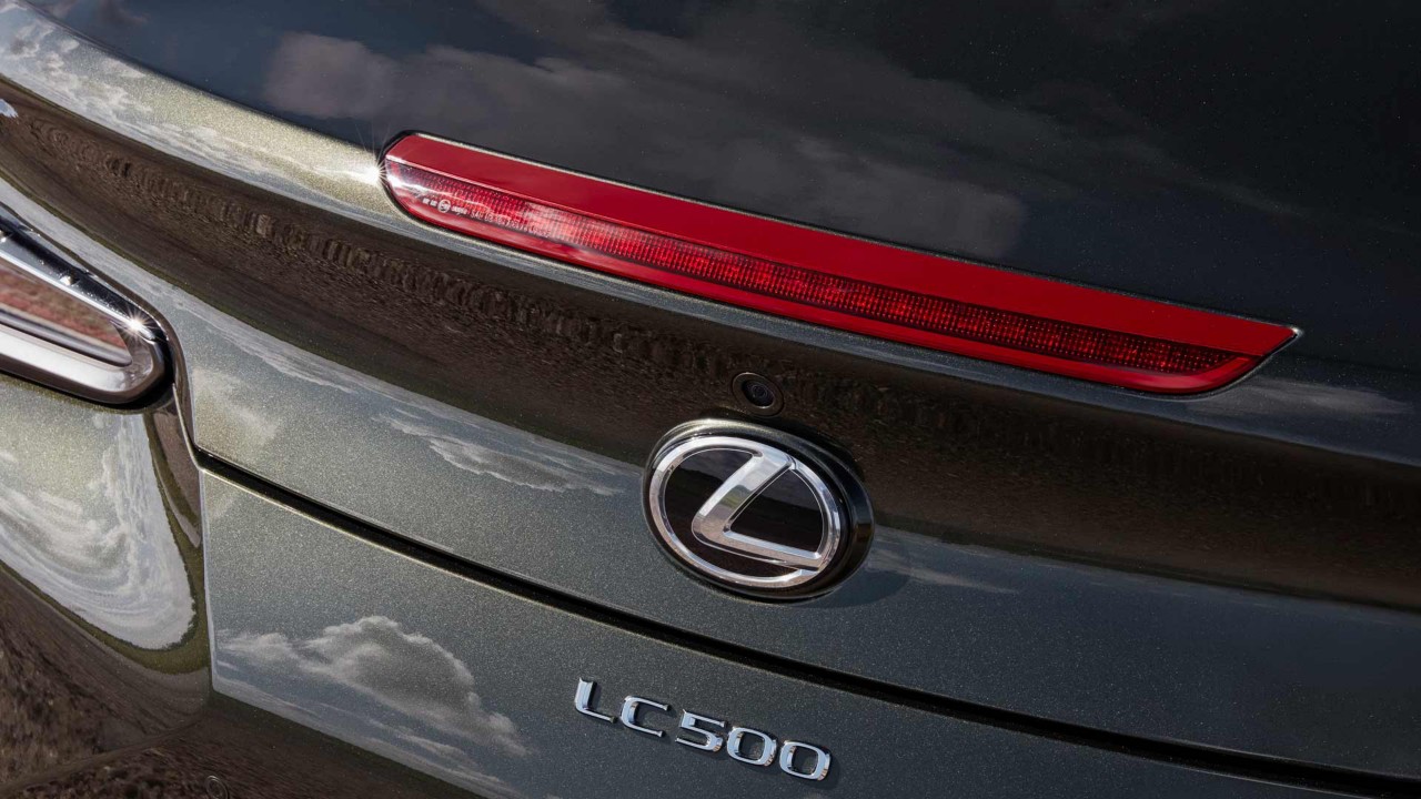 Heckklappe des Lexus LC 500