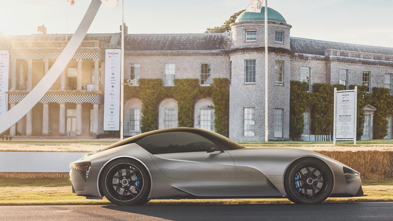 Side view of the Lexus Electrified Sport Concept